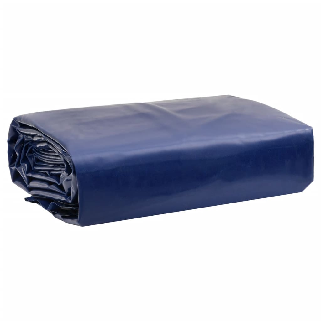 vidaXL Tarpaulin Blue 1x2.5 m 650 g/m²