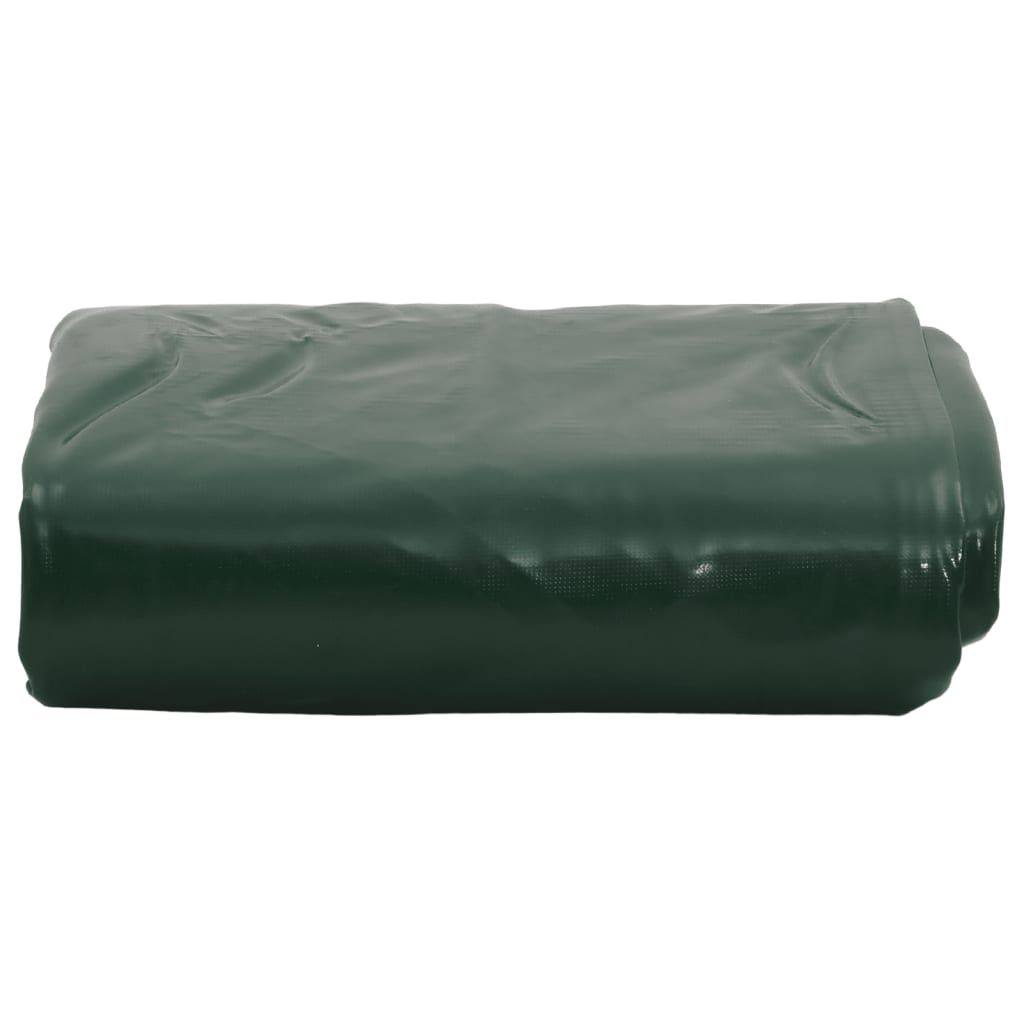 vidaXL Tarpaulin Green Ø 2.6 m 650 g/m²