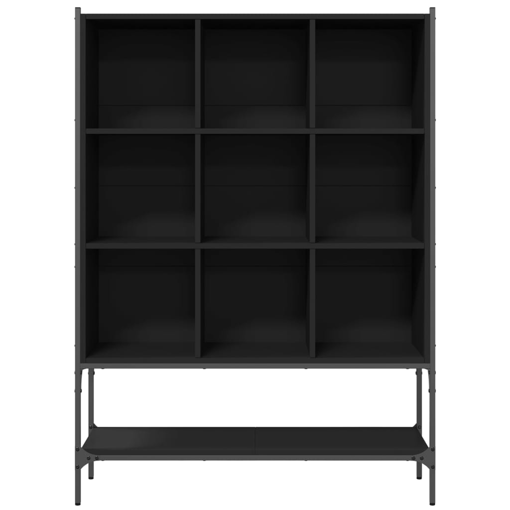 Bookcase | Black | Engineered wood, steel | Medium | Bookcase