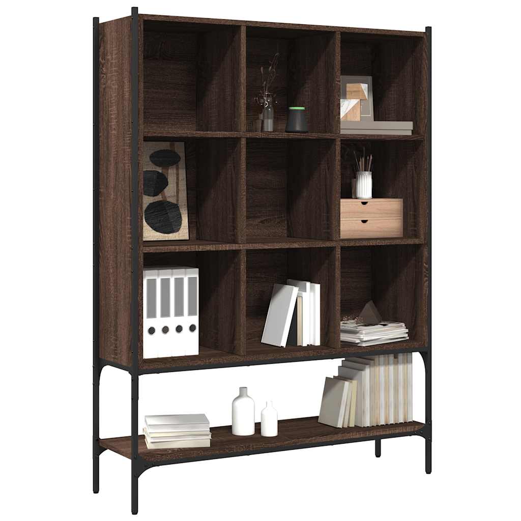Bookcase Brown Oak 102x30x141,5 cm Engineered Wood