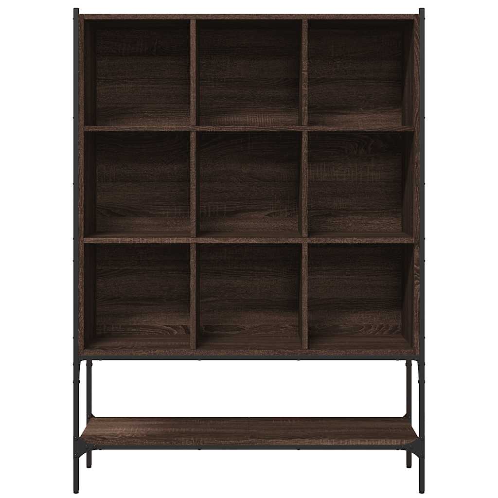 Bookcase Brown Oak 102x30x141,5 cm Engineered Wood