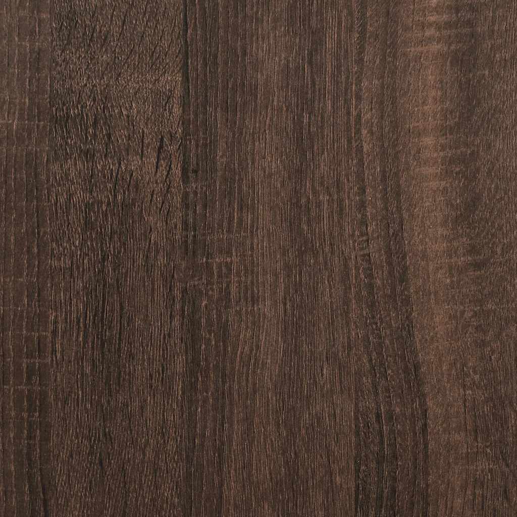 Bookcase Brown Oak 102x30x141,5 cm Engineered Wood
