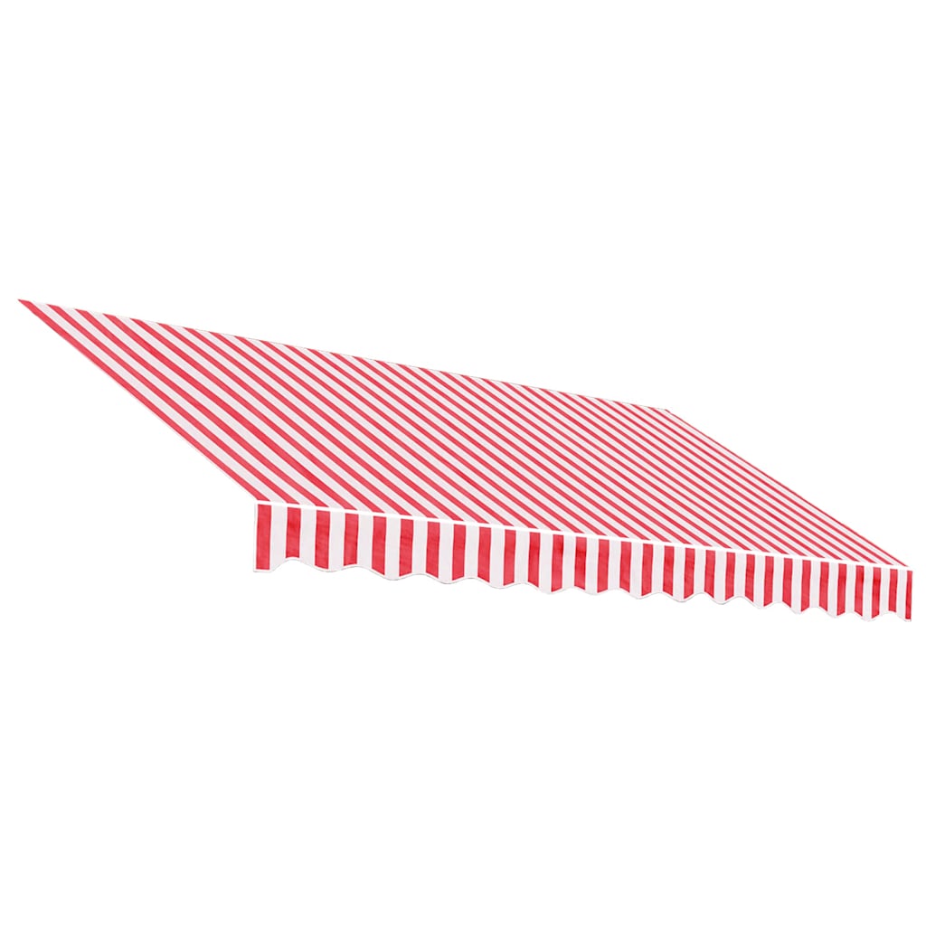 Replacement Awning Fabric | Red and white