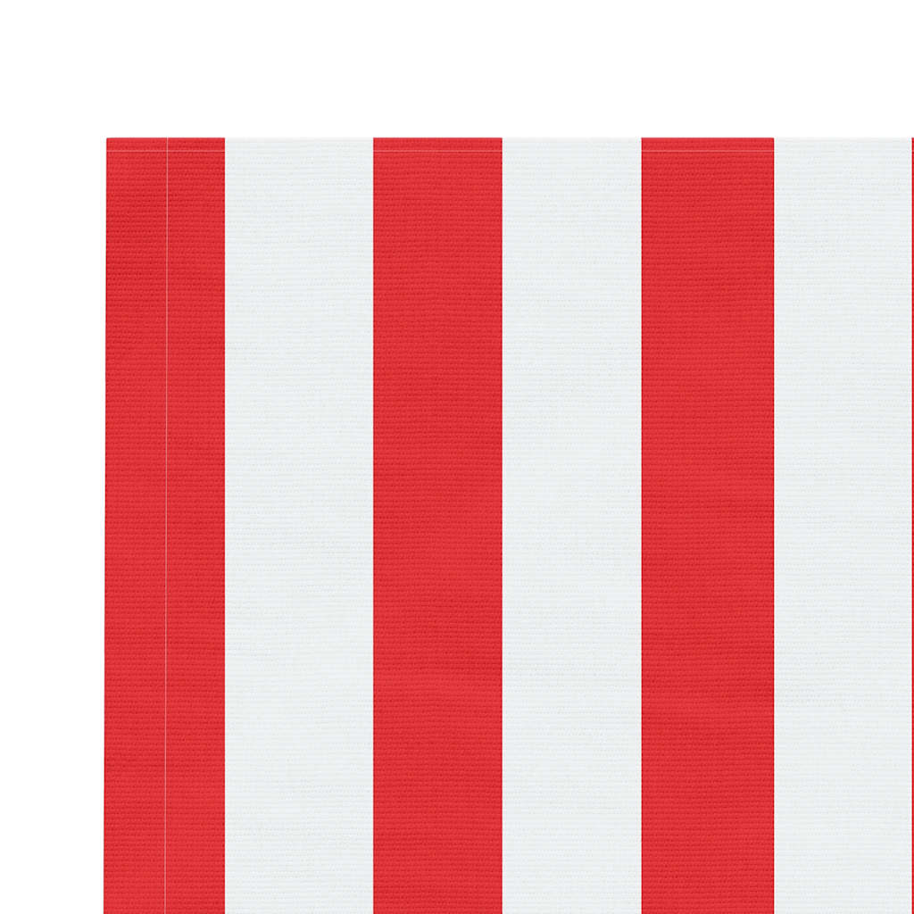 Awning Replacement Fabric Red and White 450x300 cm Polyester