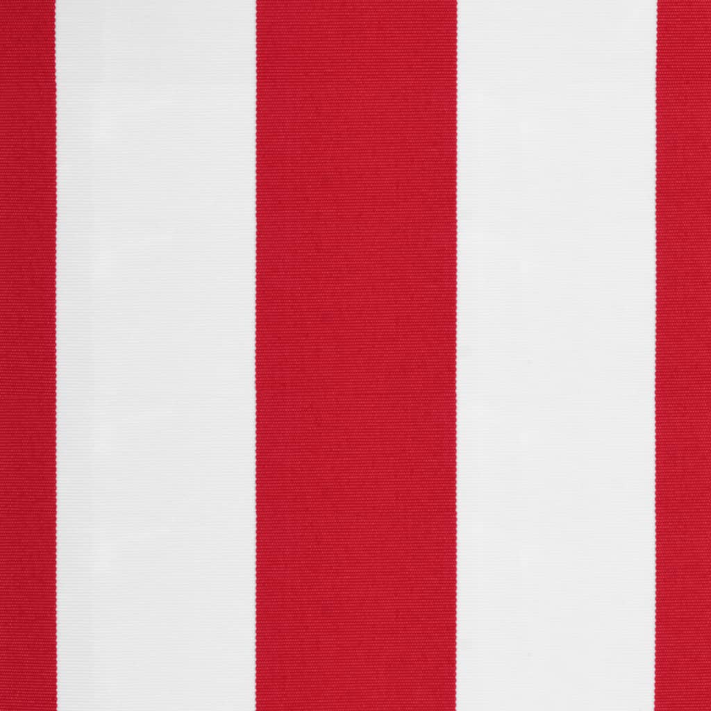 vidaXL Replacement Fabric for Awning Red and White Stripe 4.5x3.5 m