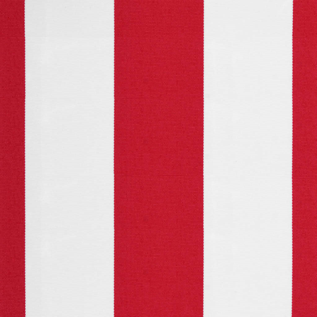 Awning Replacement Fabric Red and White 500x300 cm Polyester