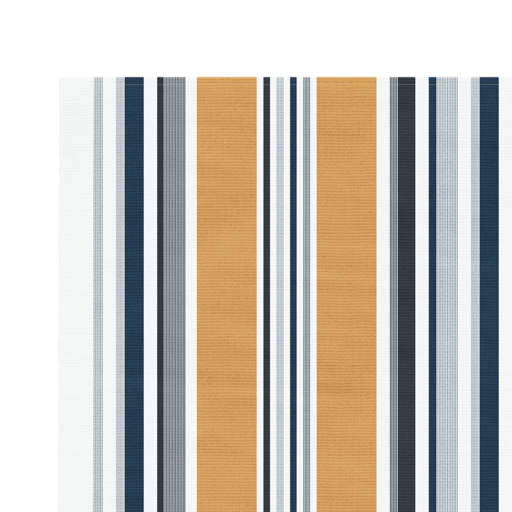 Awning Replacement Fabric Orange and Blue 4x3.5 m Polyester