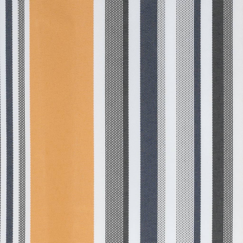 Awning Replacement Fabric Orange and Blue 4x3.5 m Polyester