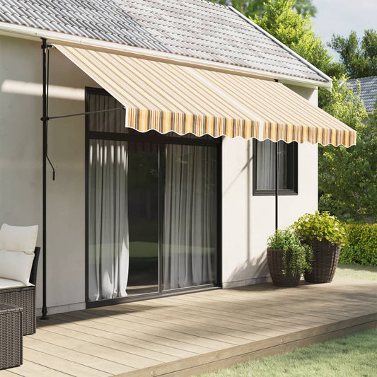 Awning Replacement Fabric Orange and Black 3.5x2.5 m Polyester