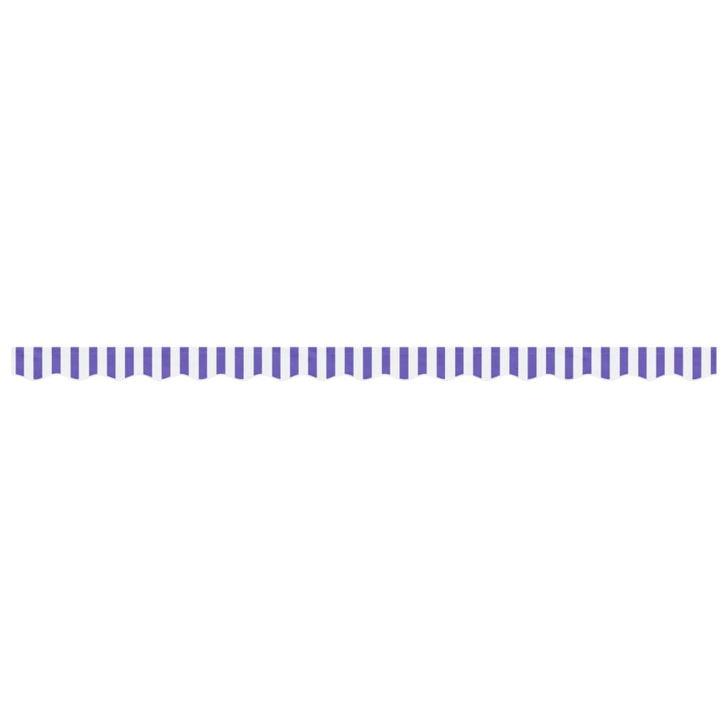 Replacement Fabric for Awning Valance Blue and White Stripe 4 m