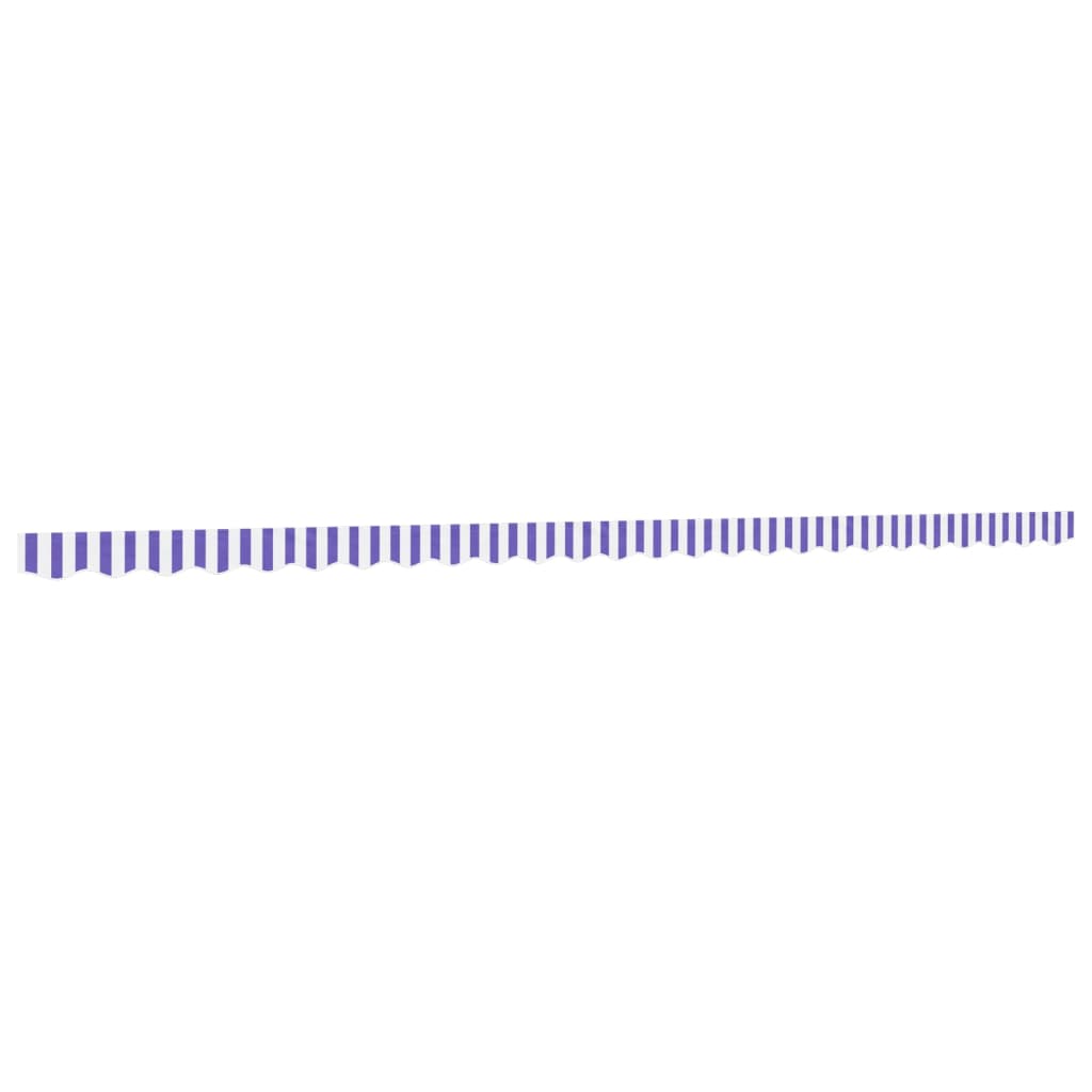 Replacement Fabric for Awning Valance Blue and White Stripe 6 m