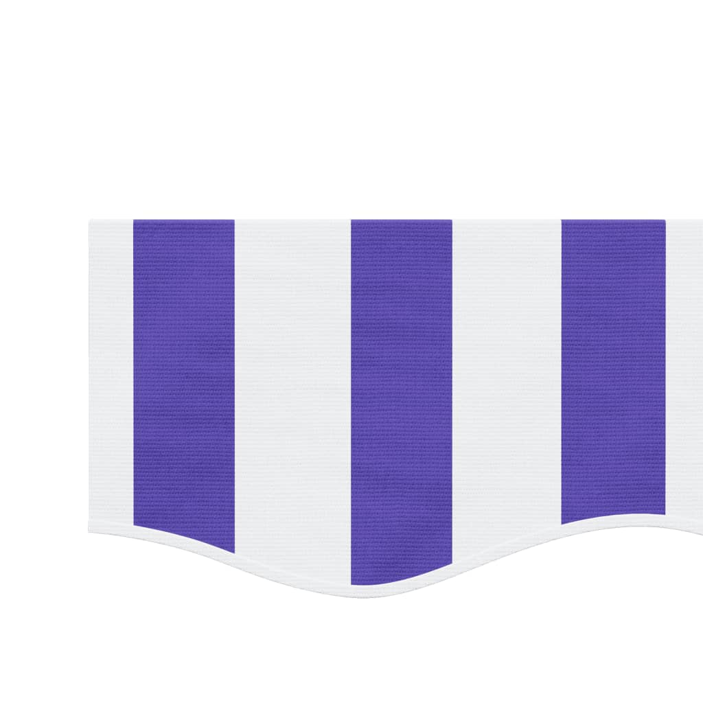 Replacement Fabric for Awning Valance Blue and White Stripe 6 m
