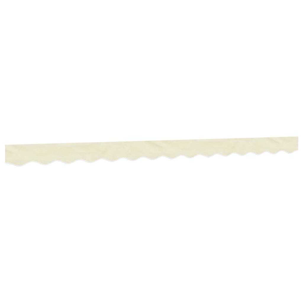 Replacement Fabric for Awning Valance Cream Stripe 3.5 m