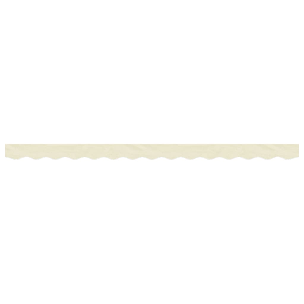 Replacement Fabric for Awning Valance Cream Stripe 3.5 m