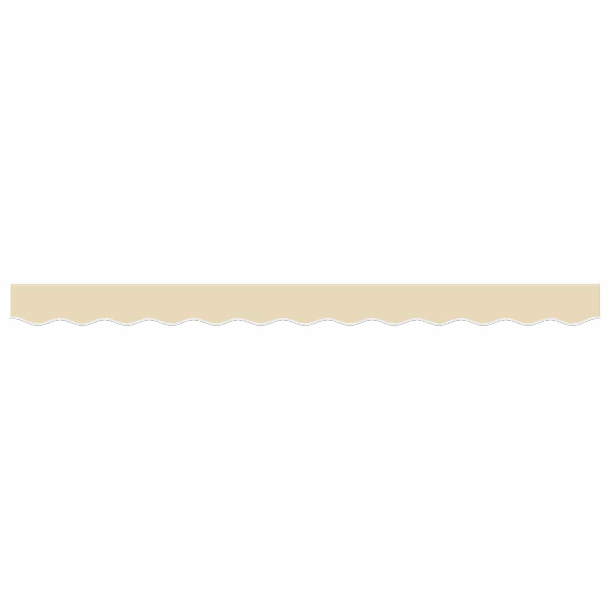 Awning Valance Replacement Cream Stripe 350 cm
