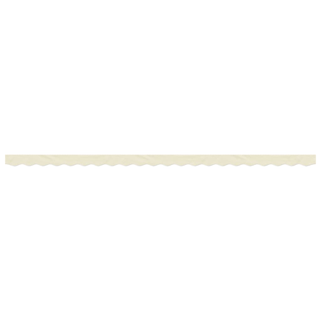 Replacement Fabric for Awning Valance Cream Stripe 5 m