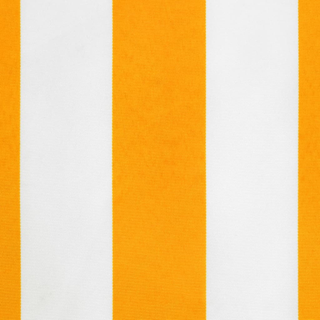 Replacement Fabric for Awning Valance Yellow and White Stripe 3 m