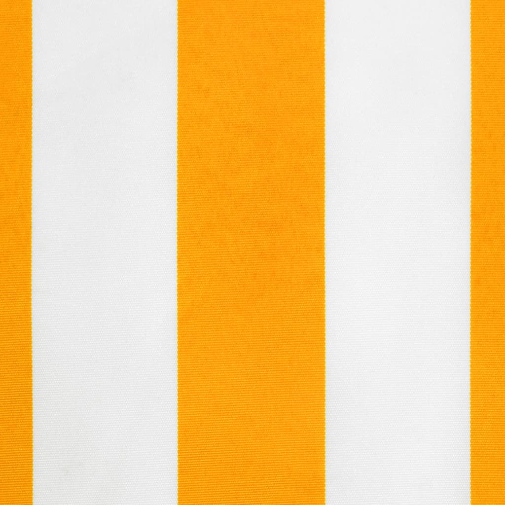 Replacement Fabric for Awning Valance Yellow and White Stripe 3.5 m