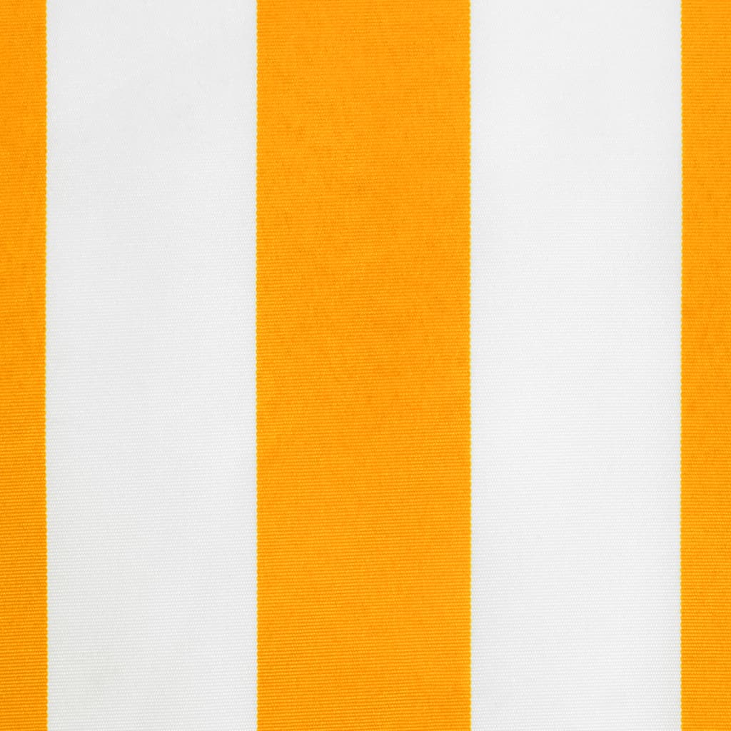 Replacement Fabric for Awning Valance Yellow and White Stripe 5 m
