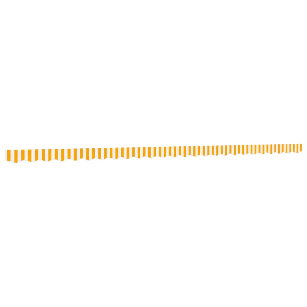 Replacement Fabric for Awning Valance Yellow and White Stripe 6 m