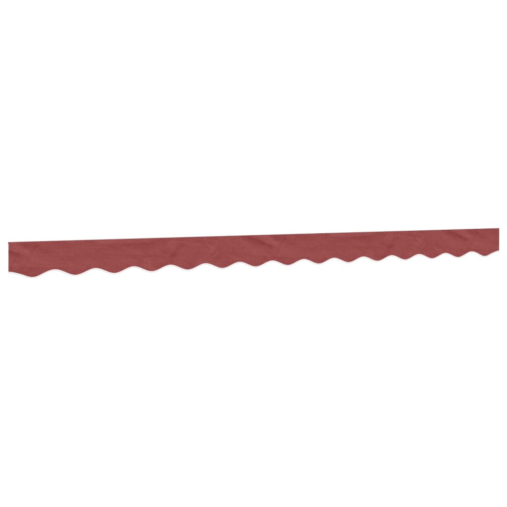 Replacement Fabric for Awning Valance Burgundy Stripe 3.5 m