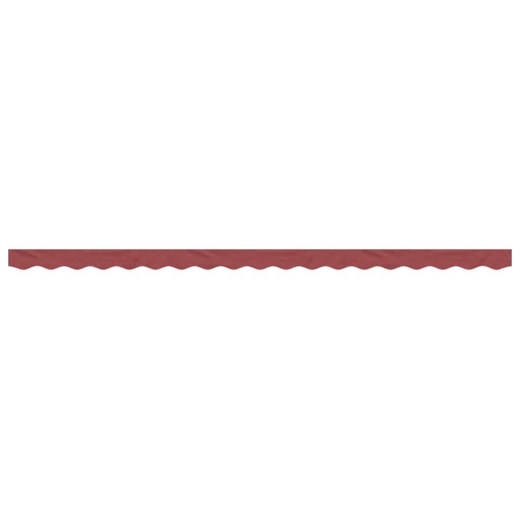 Replacement Fabric for Awning Valance Burgundy Stripe 4.5 m