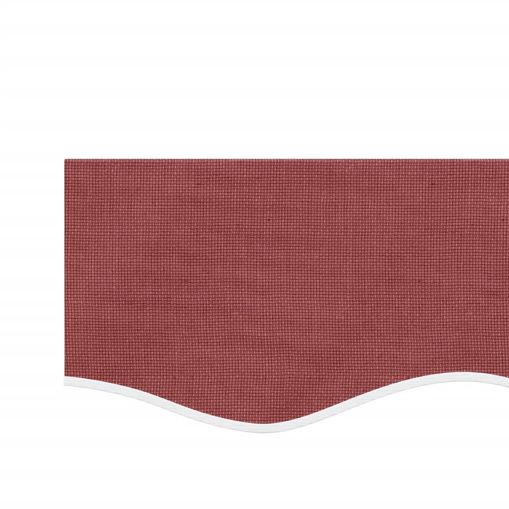 Replacement Fabric for Awning Valance Burgundy Stripe 4.5 m