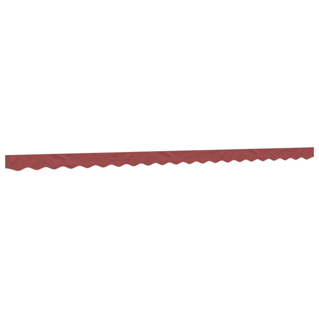 Replacement Fabric for Awning Valance Burgundy Stripe 5 m