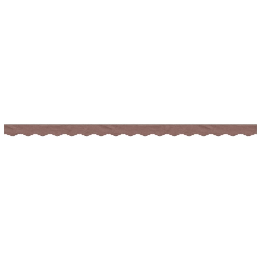 Replacement Fabric for Awning Valance Brown Stripe 4 m
