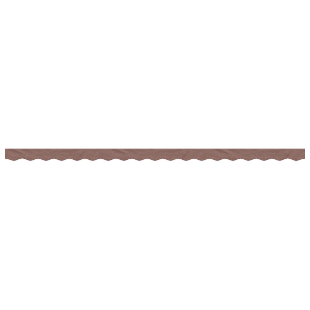 Replacement Fabric for Awning Valance Brown Stripe 4.5 m