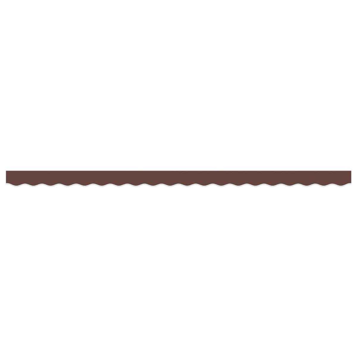 Awning Valance Replacement Brown Stripe 500 cm