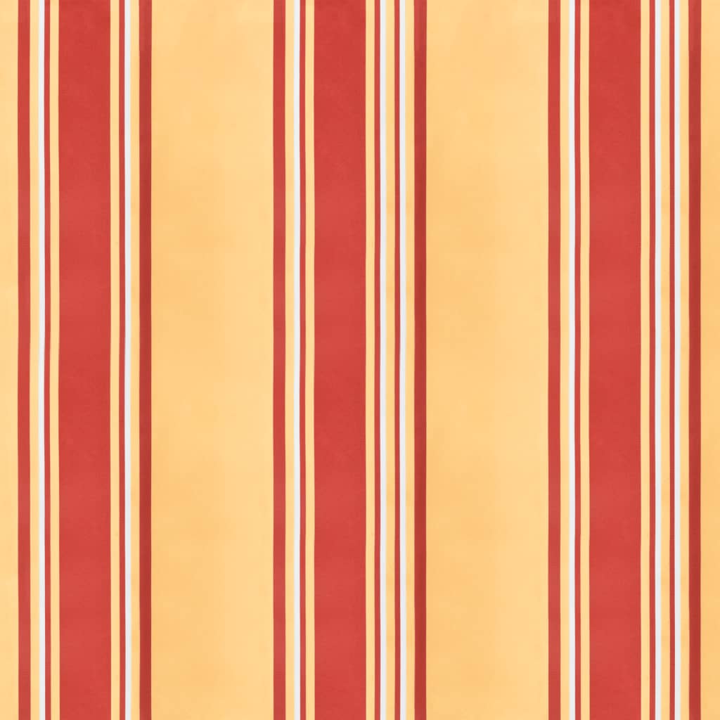 Replacement Fabric for Awning Valance Yellow and Orange Stripe 6 m