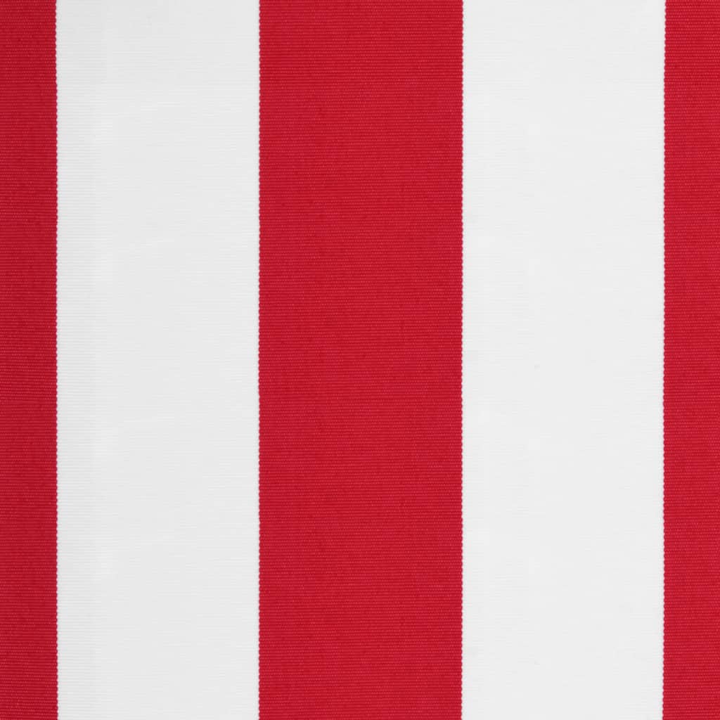 Replacement Fabric for Awning Valance Red and White Stripe 3 m