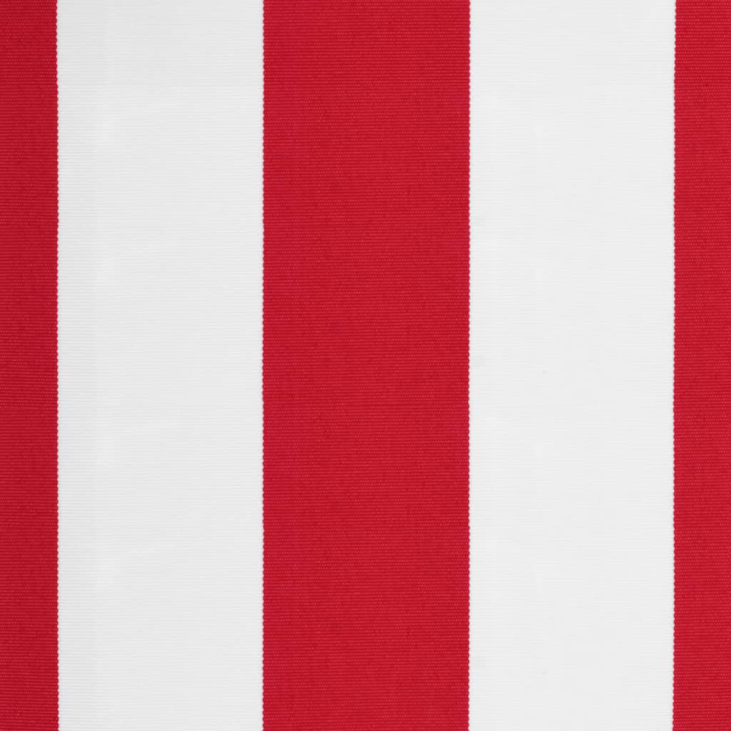 vidaXL Replacement Fabric for Awning Valance Red and White Stripe 4.5 m