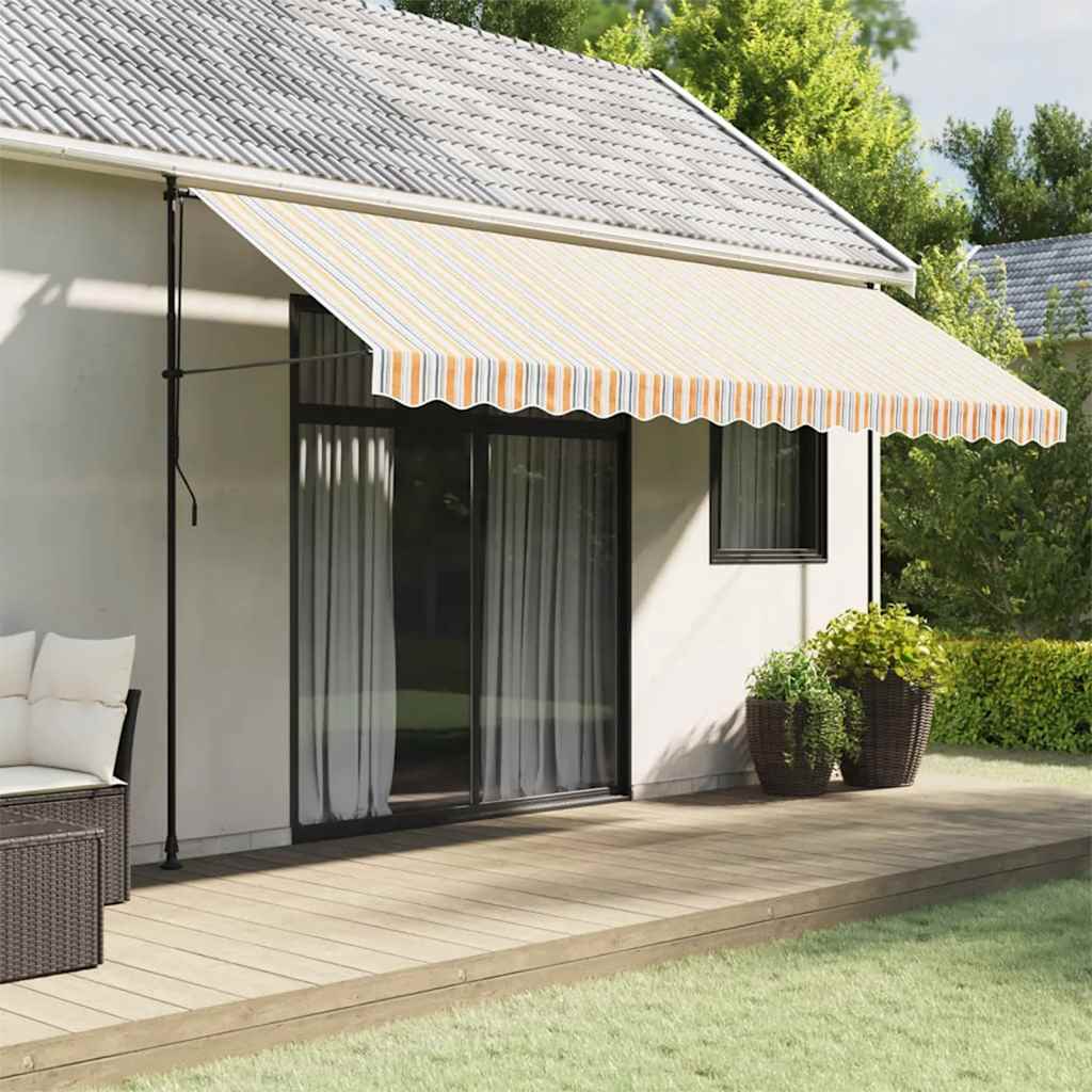 Awning Valance Replacement Multicolour Stripe 450 cm