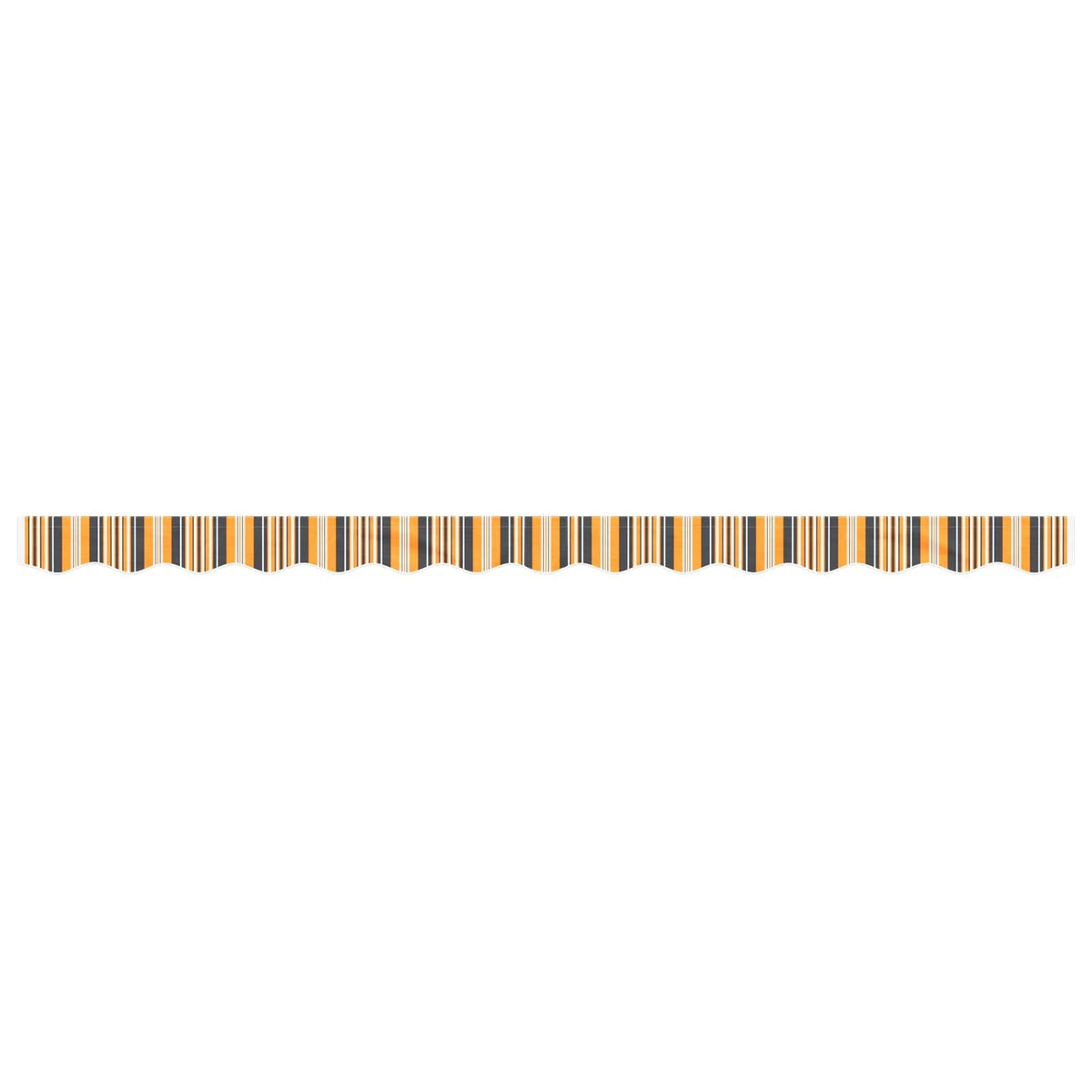 Awning Valance Replacement Yellow and Grey Stripe 350 cm