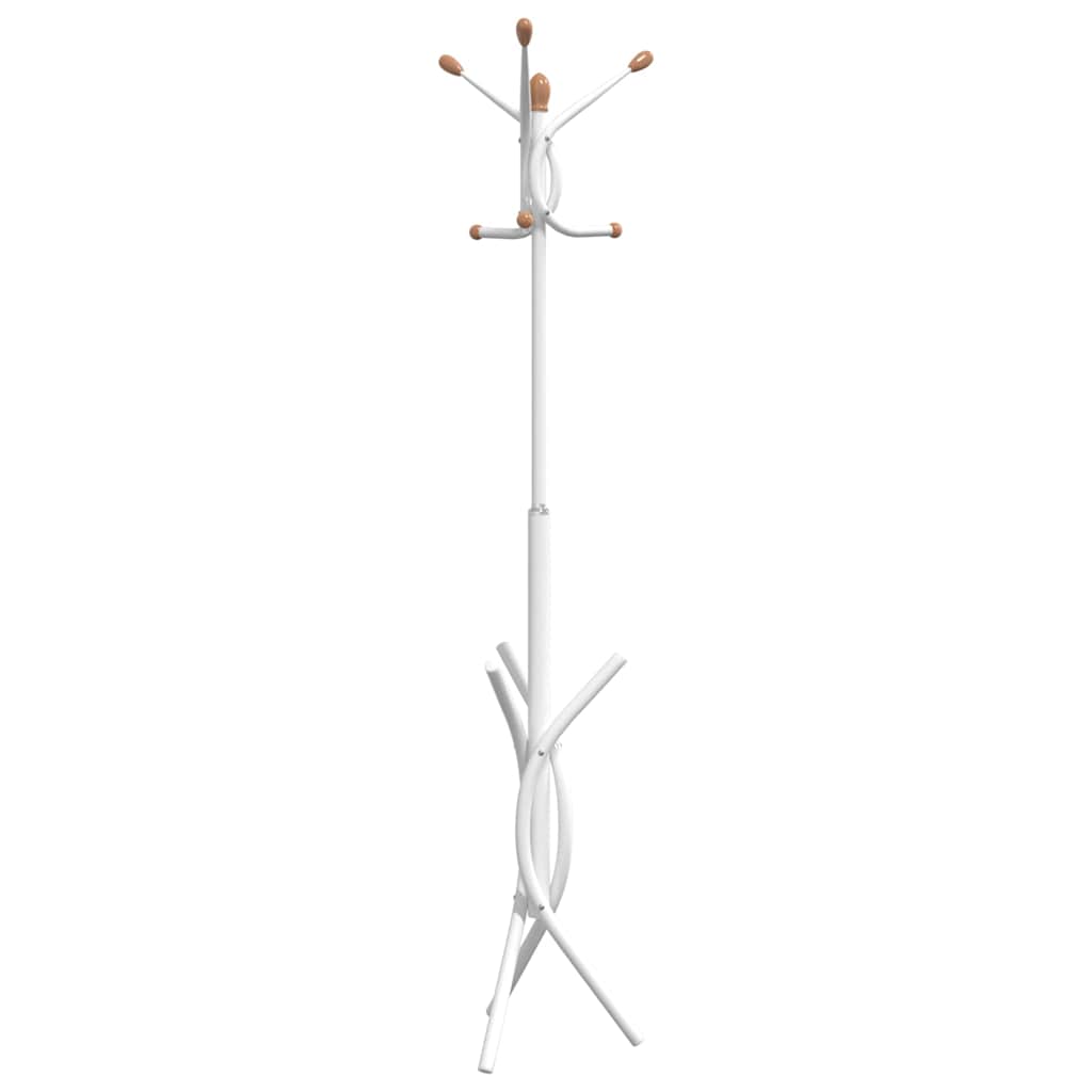 Coat Stand White 176 cm Powder-coated Iron