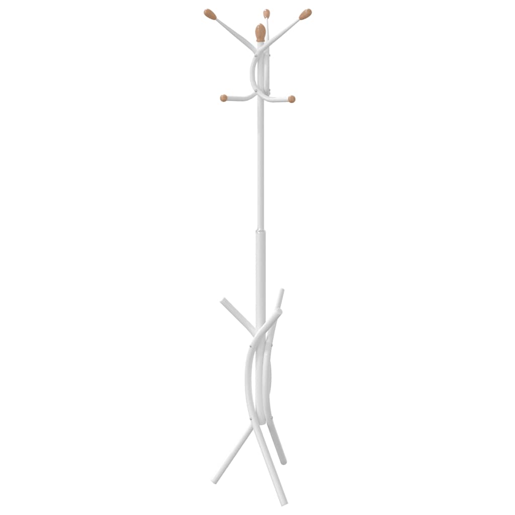 Coat Stand White 176 cm Powder-coated Iron