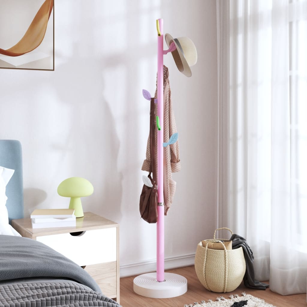 Coat Stand Pink 172 cm Powder-coated Iron