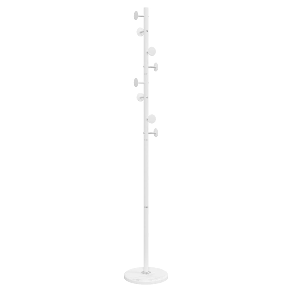 Coat Stand White 176 cm Powder-coated Iron