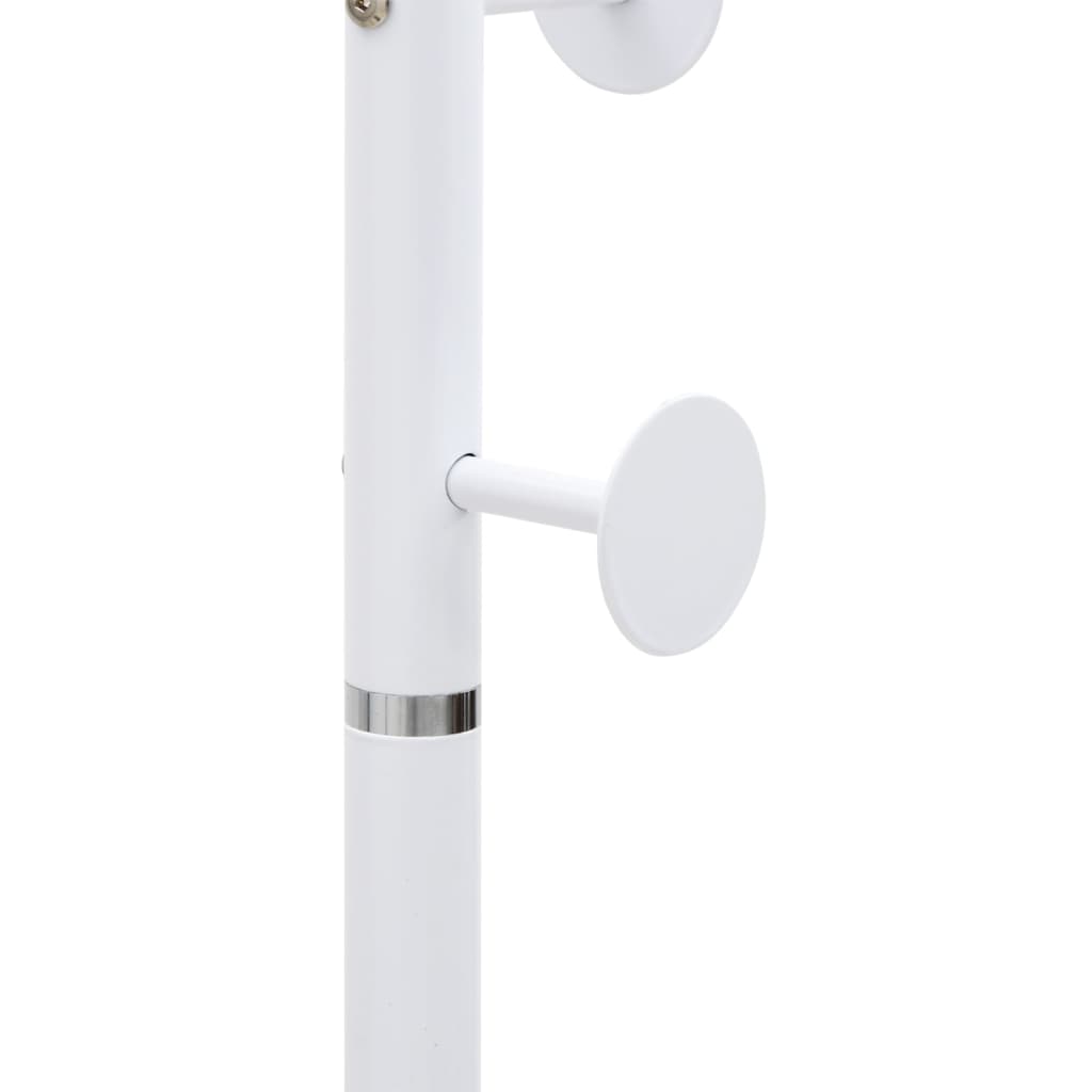 Coat Stand White 176 cm Powder-coated Iron