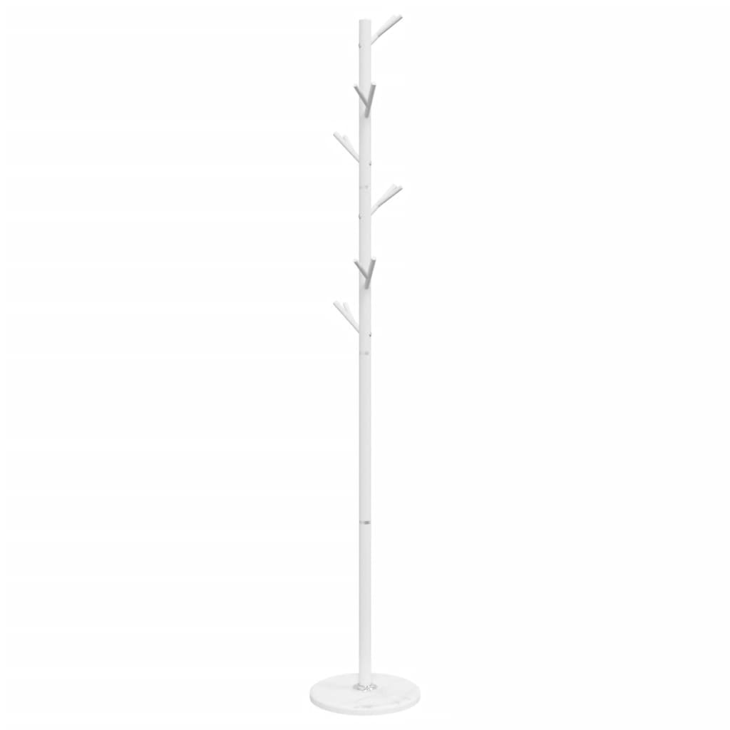 Coat Stand White 175 cm Powder-coated Iron