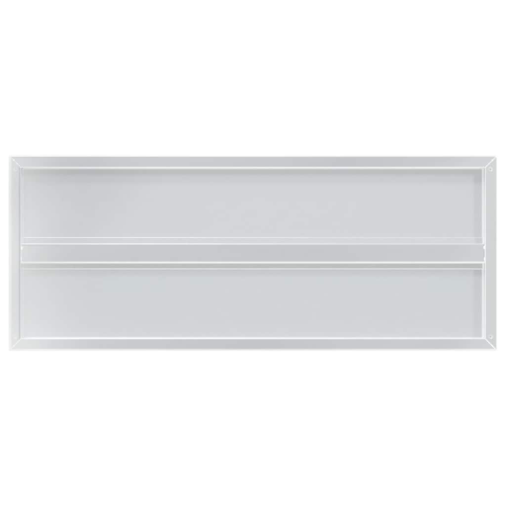 Wall Shelves 2 pcs 100x40 cm Silver Stainless Steel