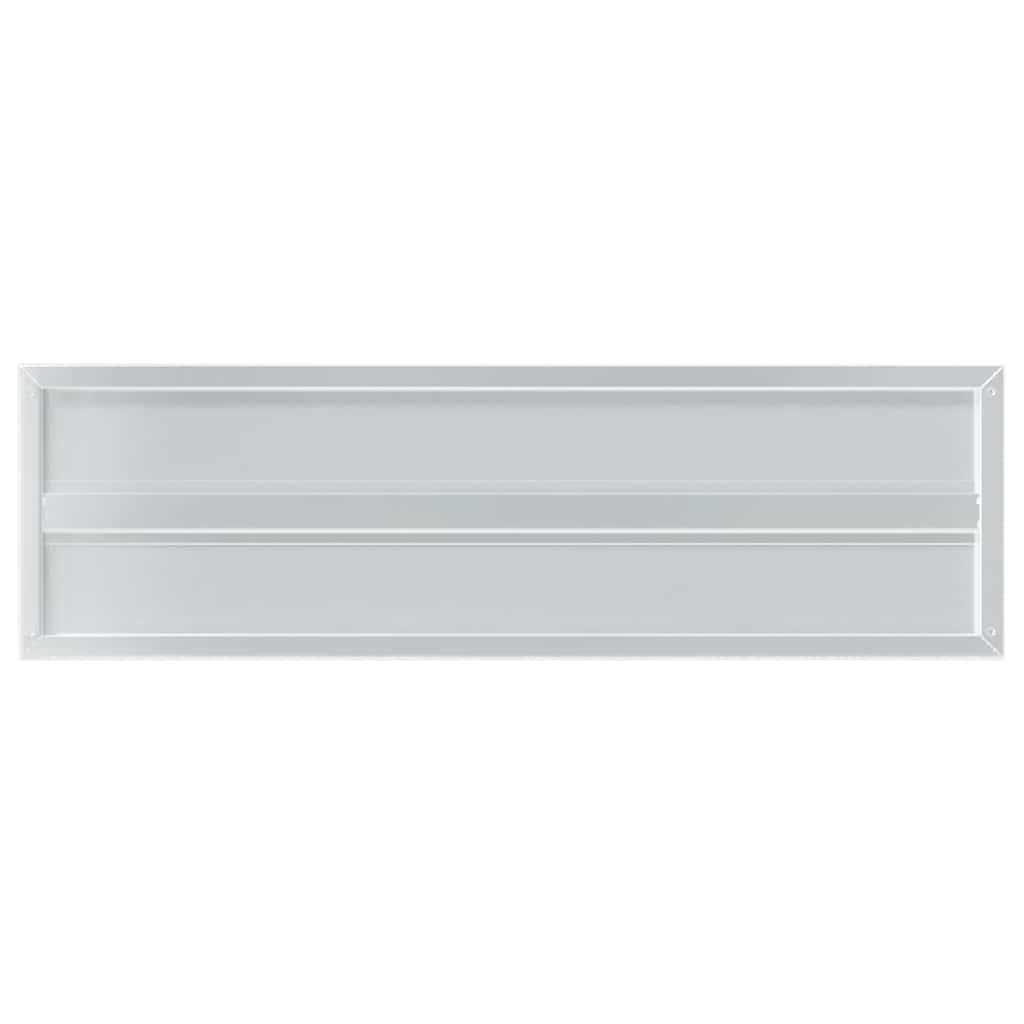 Wall Shelves 2 pcs 100x30 cm Silver Stainless Steel