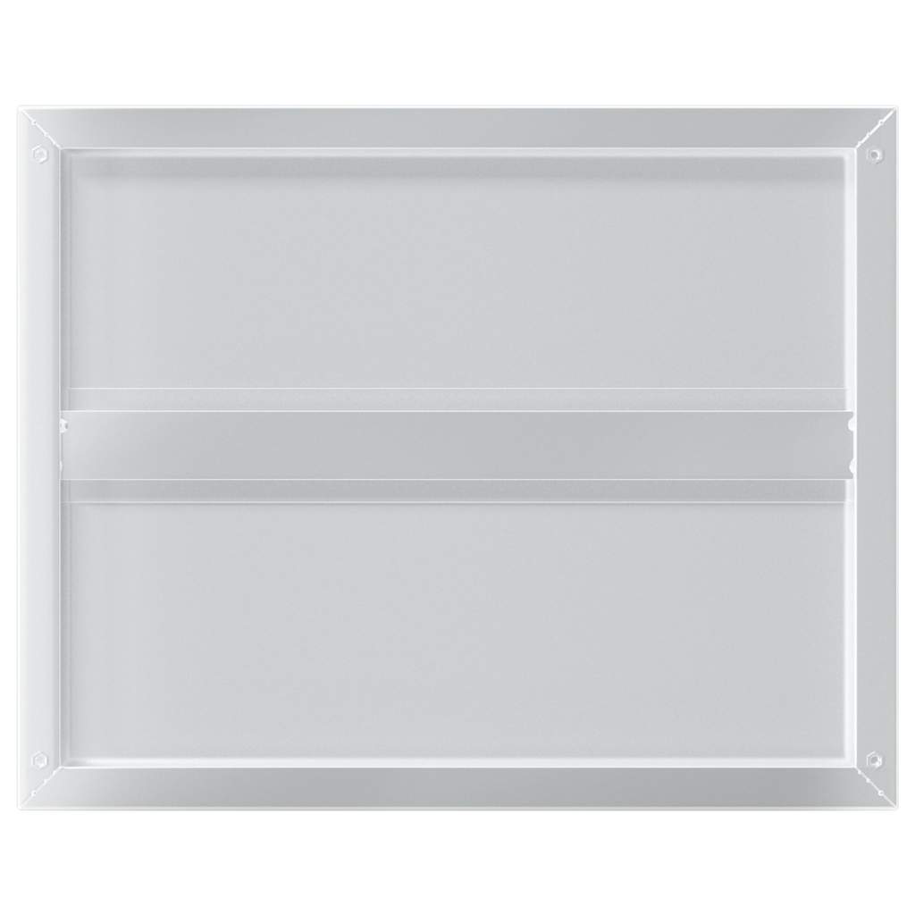 Wall Shelves 2 pcs 50x40 cm Silver Stainless Steel