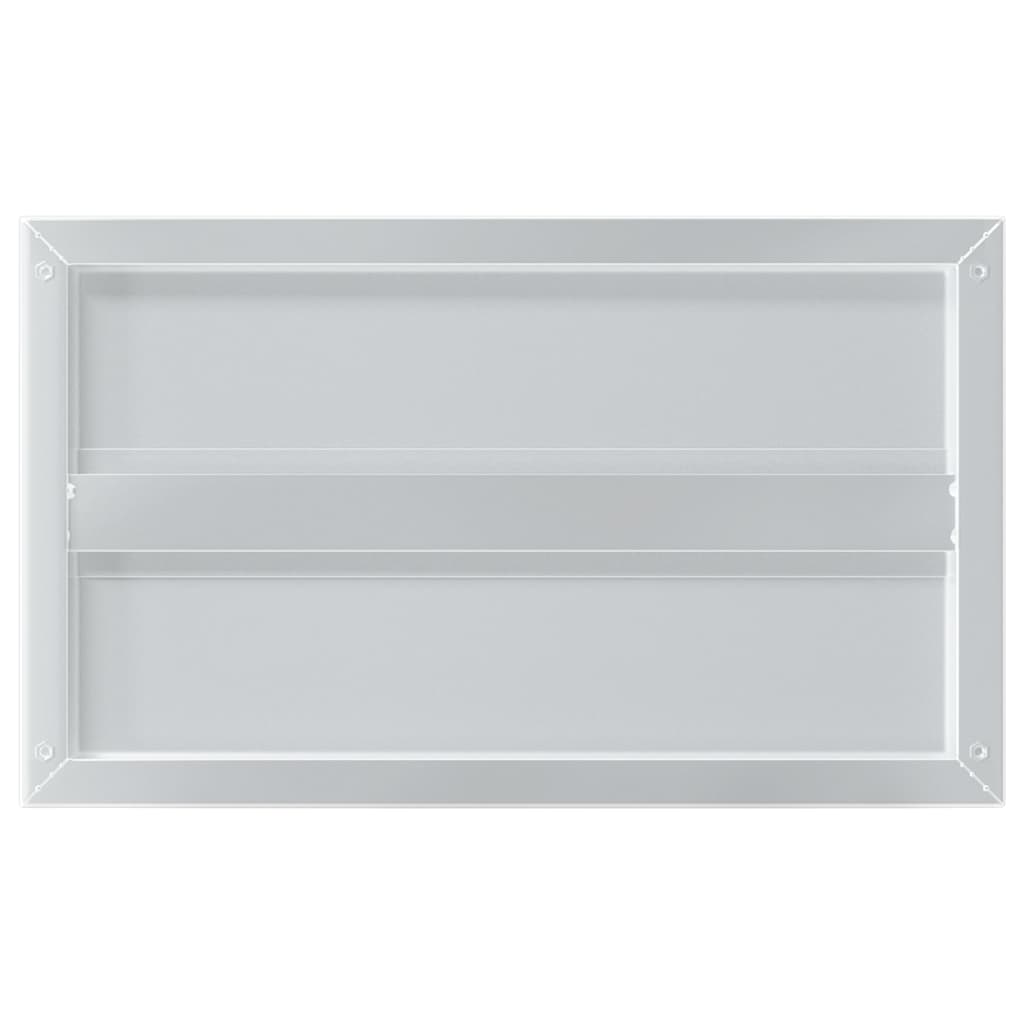 Wall Shelves 2 pcs 50x30 cm Silver Stainless Steel