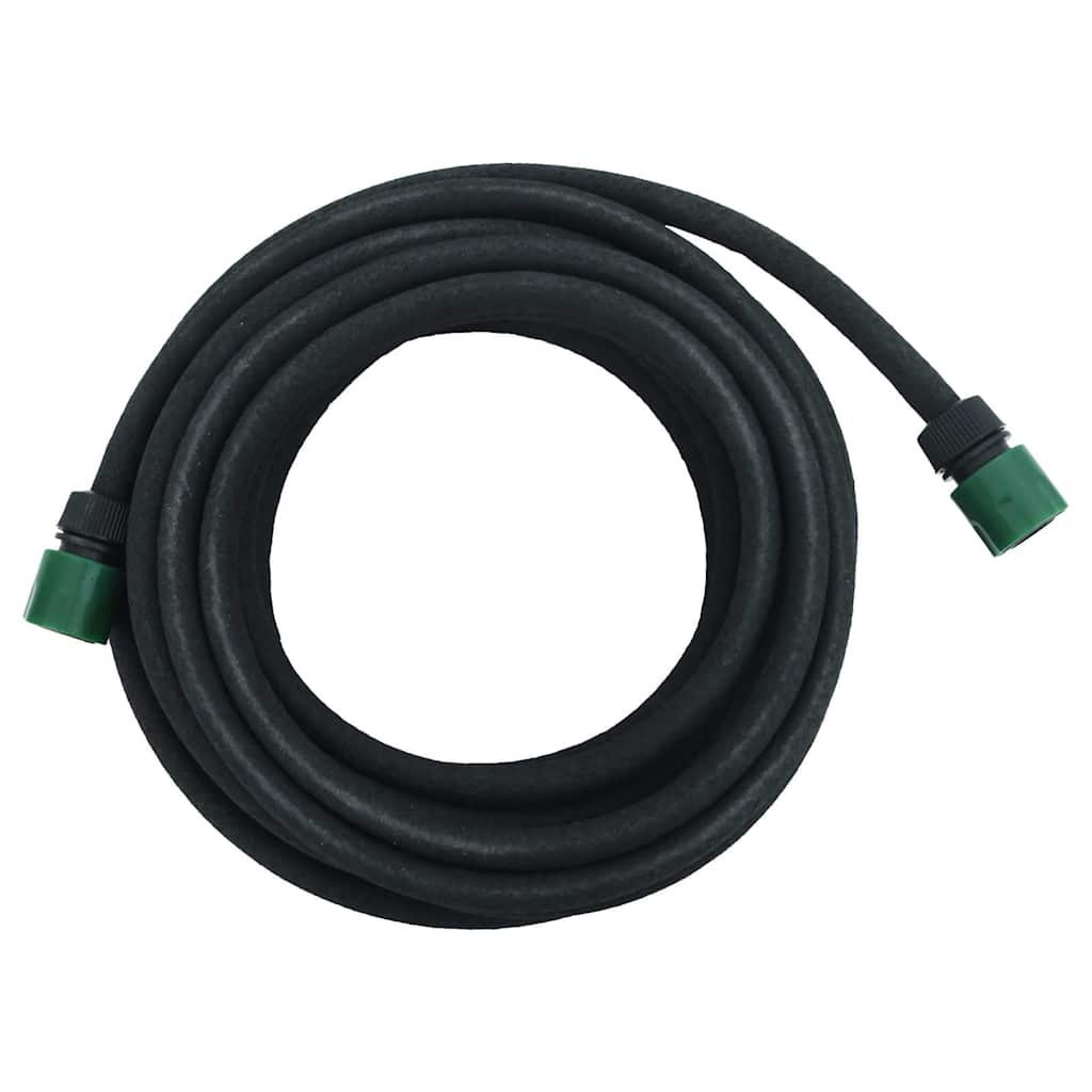Garden Soaker Hose Black 0,6" 10 m Rubber