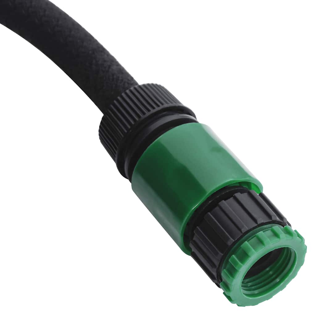Garden Soaker Hose Black 0,6" 25 m Rubber