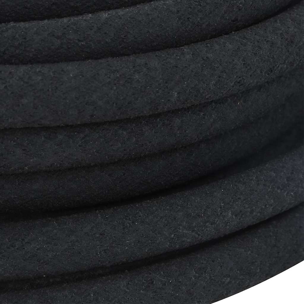Garden Soaker Hose Black 0,6" 25 m Rubber