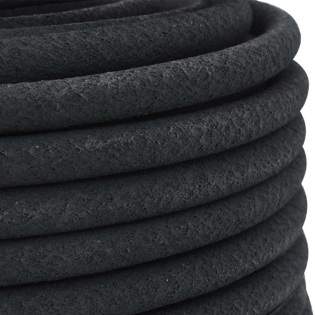 Garden Soaker Hose Black 0,6" 50 m Rubber